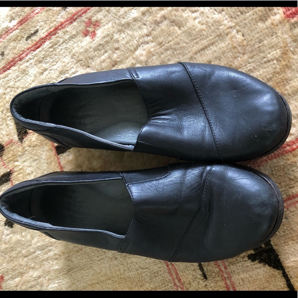 Dansko Black Leather Shoes